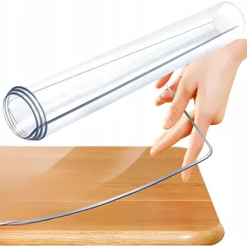 Psací stůl OCHRANNÁ PODLOŽKA NA STŮL/PSACÍ STŮL 100X60CM Průhledná