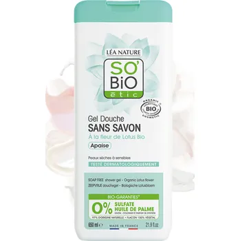 Sprchový gel SO'BiO ETIC Gel sprchový BEZ MÝDLA s lotosovým květem 650 ml SO’BiO étic