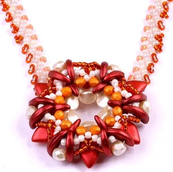 Korálek Náhrdelník Donut Thalassa č.707 - stavebnice