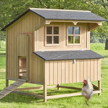 kurník Dřevěný kurník a husník INNSBRUCK, 1000x1240x1000 mm
