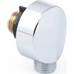 ARTTEC Stěnový vývod, vyústění sprchové hadice s úhlovým konektorem, chrom MAT00107