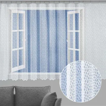 Záclona síťovaná struktura ZAC-006 výška 160 cm Šití na míru