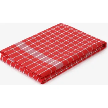 Utěrka Kuchyňská bavlněná utěrka - Červené káro 45 x 70 cm