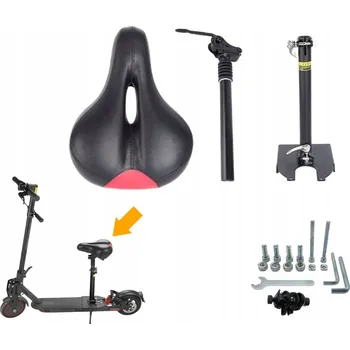 Příslušenství pro elektrokoloběžku Odpružené Sedadlo Sedátko pro Koloběžku Xiaomi M365 / 1S / Essential