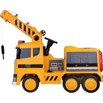 Dětské vozidlo Elektrické autíčko Jeřáb Žlutá