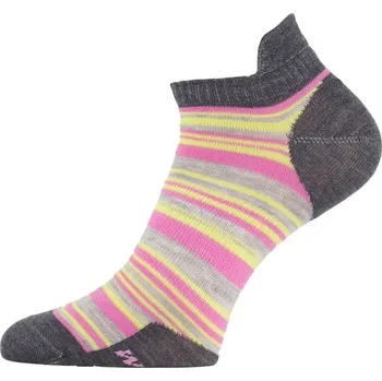 Dámské ponožky Lasting dámské merino ponožky WWS-504 růžové 25/26