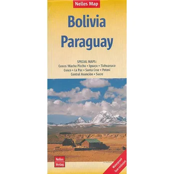 Nelles vydavatelství mapa Bolivia-Paraguay 1:2,5 mil. voděodolná