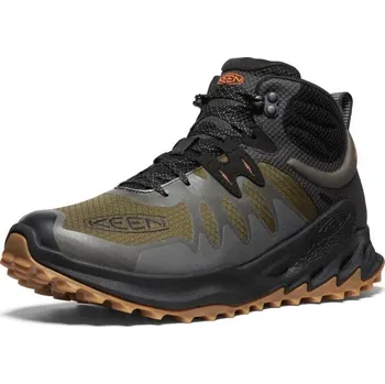 Pánská sportovní obuv Keen ZIONIC MID WP MEN dark olive/scarlet ibis pánské boty