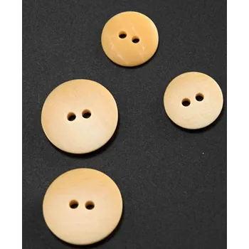 Knoflík Dírkový knoflík - meruňkový melír - průměr 2 cm