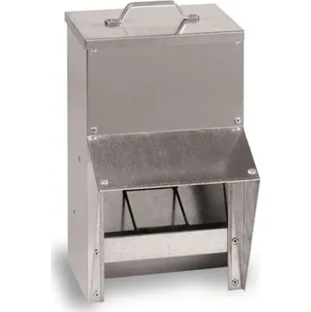 Chov hospodářského zvířete Kovové násypné krmítko BORDEAUX S - 10 L - GAUN 30085