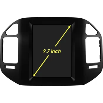 Auto Hi-Fi HIZPO MBPJR9701 Autorádio 9,7“ Android 13 pro Mitsubishi Pajero V60 V68 V73 Model: 6S9701 (6+64GB)- Černý rámeček