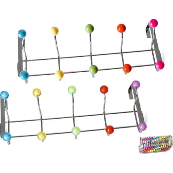 Věšák věšák na dveře 10 háčků