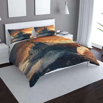 Povlečení Sablio Povlečení Válečná loď v rozbouřených vodách - 140x200 / 90x70