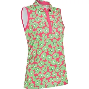 Pánské tričko Callaway Floral Sleeveless Womens Cheeky Pink S Polo košile