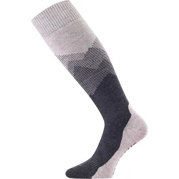 Pánská móda Lasting merino lyžařské podkolenky FWM-787 béžové 25/26