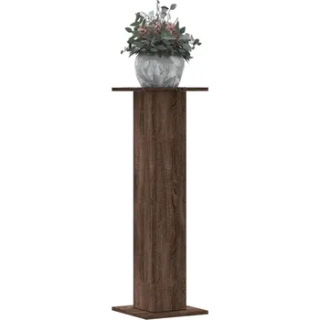 Stojan na květiny vidaXL Stojany na rostliny 2 ks 30x30x95 cm kompozitní dřevo [3307880] Barva: hnědý dub