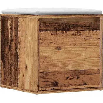 vidaXL Úložný box se zásuvkou 40,5x40x40 cm kompozit [808774] Barva: Staré dřevo