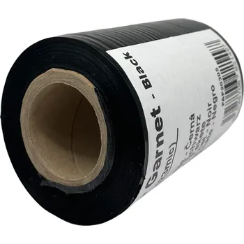 Obalový materiál SURTEP, s. r. o. Ruční strečová folie - Granát, 100mm x 100m, (23mic), černá