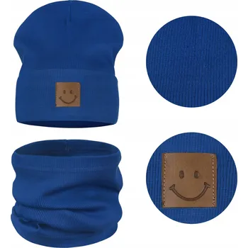 Čepice ČEPICE + NÁKRČNÍK DĚTSKÝ SET JARNÍ MAJKA