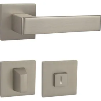 Dveřní kování Klika rozetová MP HIT HR SQ6 WC NP