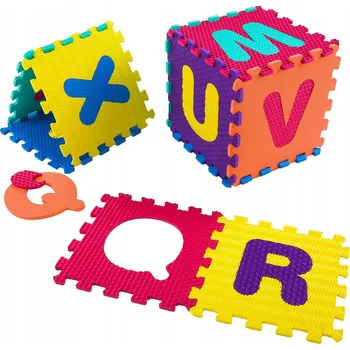 Vzdělávací podložka Happy Hippo 30x30x1 cm 10 ks