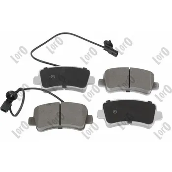 Brzdová destička Sada brzdových destiček, vždy 4 kusy v sadě ABAKUS 231-02-024