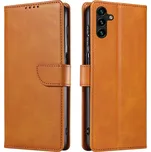 Closure knížkové pouzdro na Samsung Galaxy A26 5G - khaki