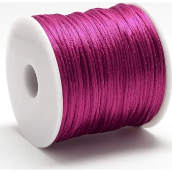 Dětské navlékací korálky Nylonová šňůrka, napodobenina saténu - 1 mm , návin 70 m