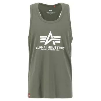 Pánské tílko Alpha Industries Basic Tank BB (dark olive) tílko XL