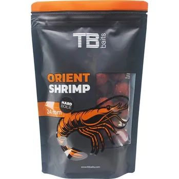 Boilies TB Baits Hard Boilie Orient Shrimp Průměr: 24 mm, Balení: 250 g