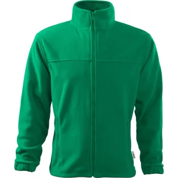 Pánská mikina RIMECK Mikina Jacket 501 na zip, fleece, pánská MAL-5011613 S Zelená středně