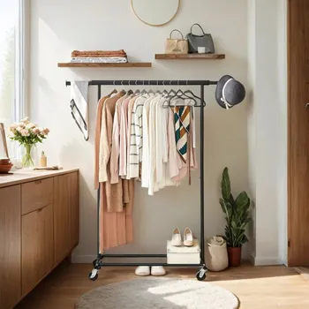 Věšák Věšákový stojan na kolečkách HSRB3513BKV1