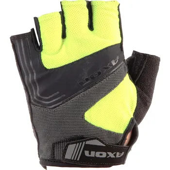 Rukavice Cyklistické rukavice Axon 395 Velikost: L / Barva: žlutá