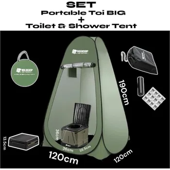 Stan Souprava- přenosný záchod velký + stan s přepravní taškou