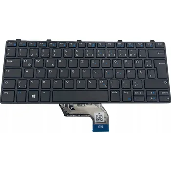 Náhradní klávesnice pro notebook Originální klávesnice Dell Latitude 3180 3380 3189 QWERTZ | 0WH9TP