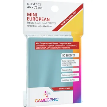 samolepka Gamegenic: Boardgame Sleeves PRIME Mini European 46x71 mm