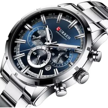 Hodinky CURREN 8355 SILVER - BLUE