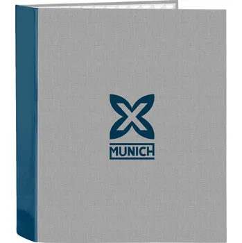 Set školních potřeb Kroužkový pořadač Munich Street Modrá Šedá A4 (27 x 33 x 6 cm)