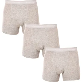 Boxerky 3PACK pánské boxerky Calvin Klein šedé (U2662G-080) S
