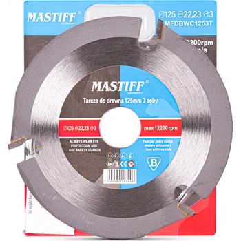 Řezný kotouč Kotouč na řezání dřeva Mastiff 125 mm