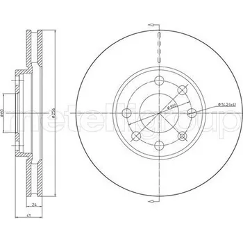 Brzdový kotouč Brzdový kotouč METELLI 23-0490C