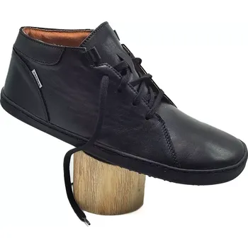 Dámské baleríny Barefoot kožené boty Pegres BF80 0.1 černé 41