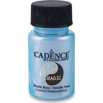 Speciální výtvarná barva Metalická barva Cadence Twin Magic 50 ml, výběr barev modrá/červená