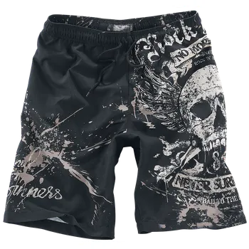 Pánské plavky Plavecké šortky Rock z Rock Rebel by EMP - Swimming Time - Muži - černá