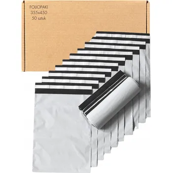 Obálka Plastové obálky 355x450+50 50 Ks. silné fóliové obálky odolné vůči trvanlivosti