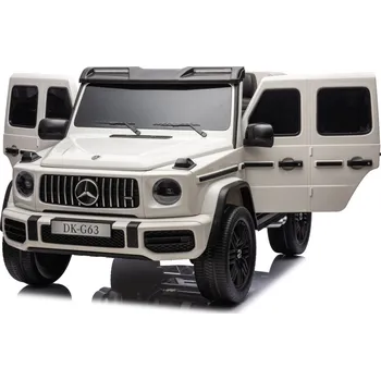Dětské elektrovozidlo HračkyZaDobréKačky Elektrické autíčko Mercedes G63 AMG Strong 2x280W bílé