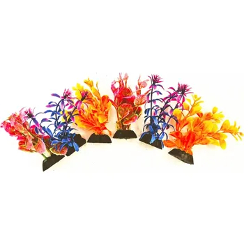 Dekorace do akvária Umělé rostliny Betta 10,2cm mix 6ks sada (Umělé rostliny Betta 10,2cm barevné 6ks sada)