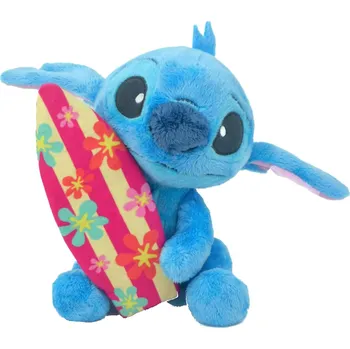 Hračka Simba Disney Lilo&Stitch maskot Stitch se surfovacím prknem plyš 25cm