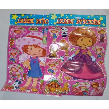 Panenka Samolepky Strawberry - 16 ks Nové zboží