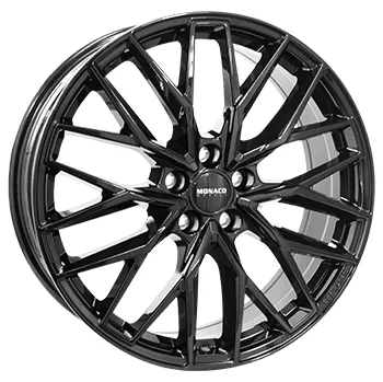 Disk Alu kola MONACO WHEELS GPX, 20x8 5x112 ET30, černá lesklá (zátěžová)